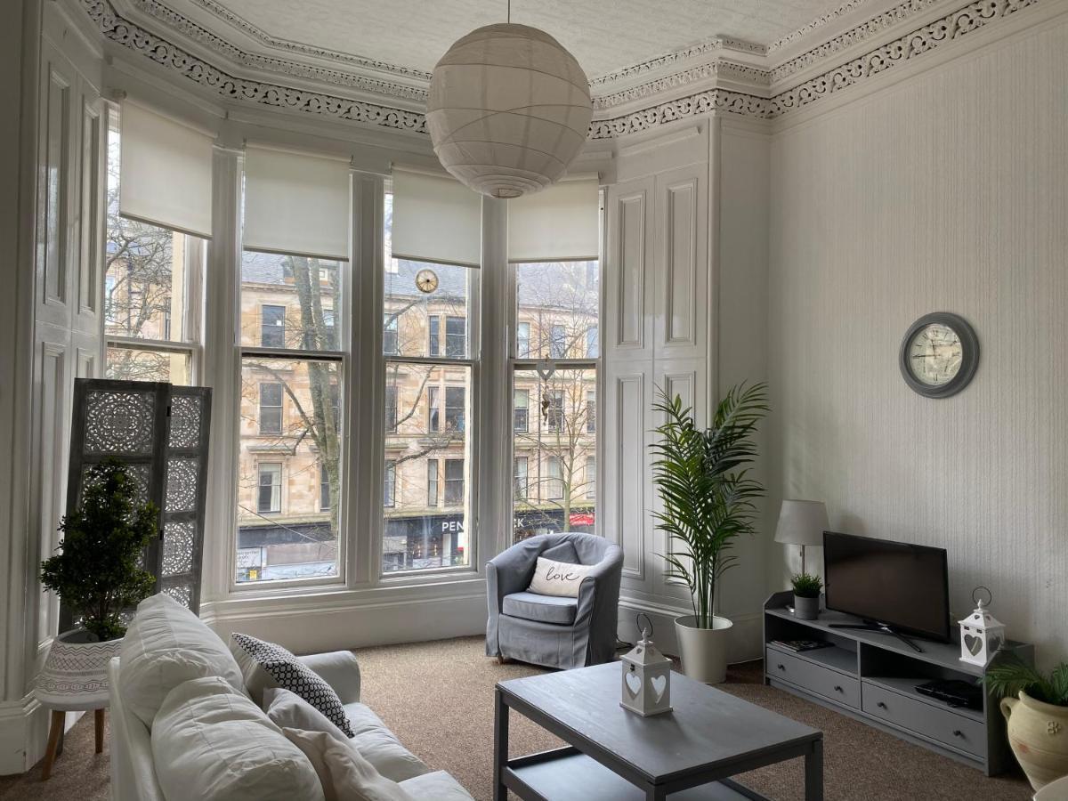 Captivating Apartment In Glasgow Westend Uk Eksteriør billede