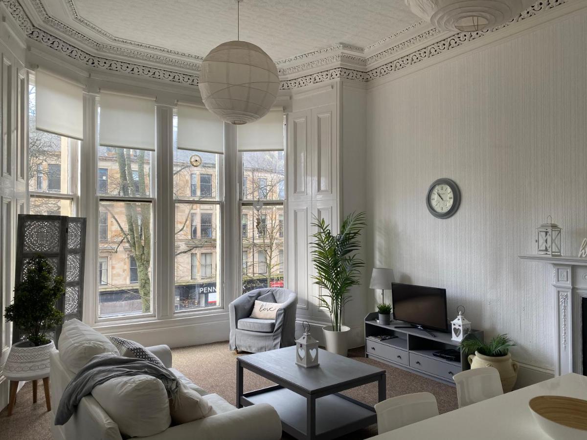 Captivating Apartment In Glasgow Westend Uk Eksteriør billede