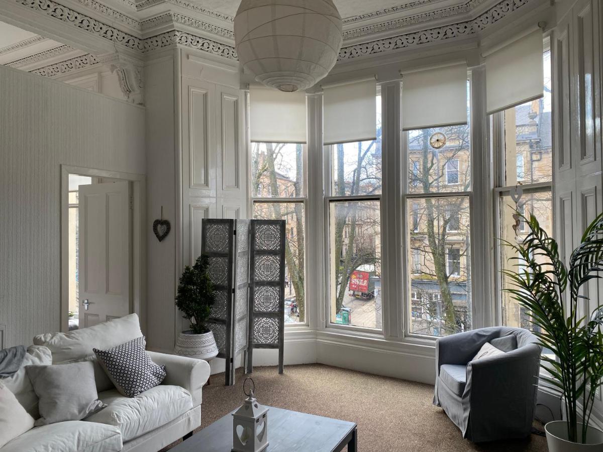 Captivating Apartment In Glasgow Westend Uk Eksteriør billede